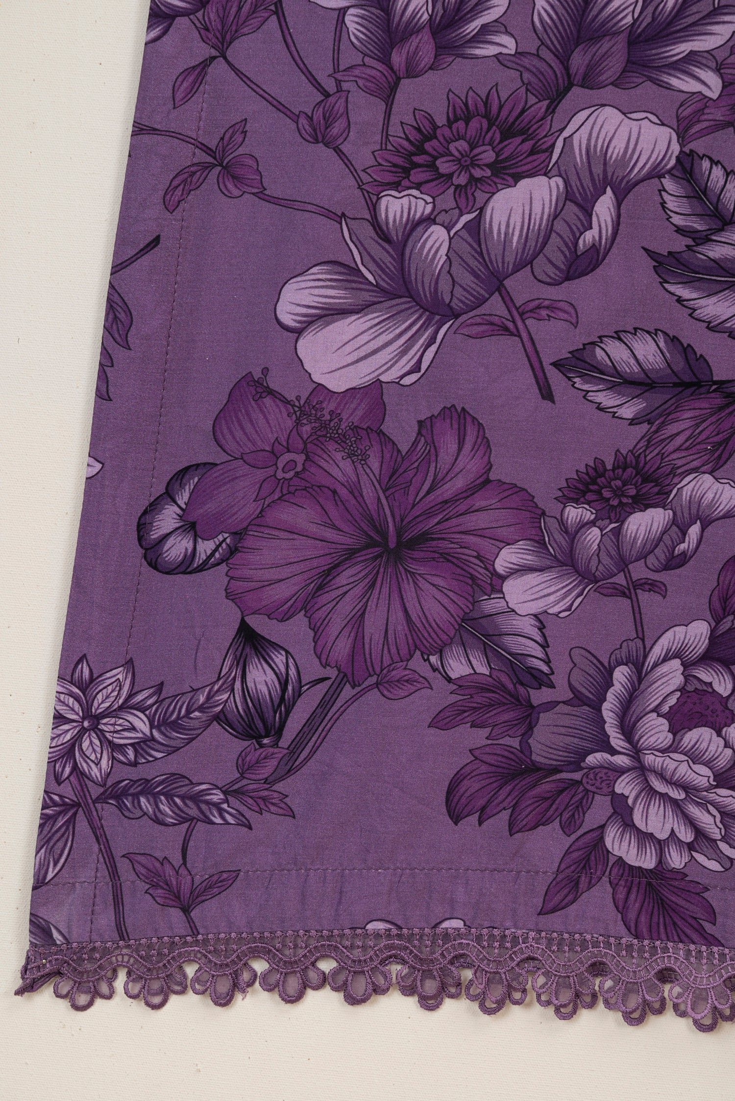 Farasha Lawn Vivid Purple 3 Piece Suit FAR08