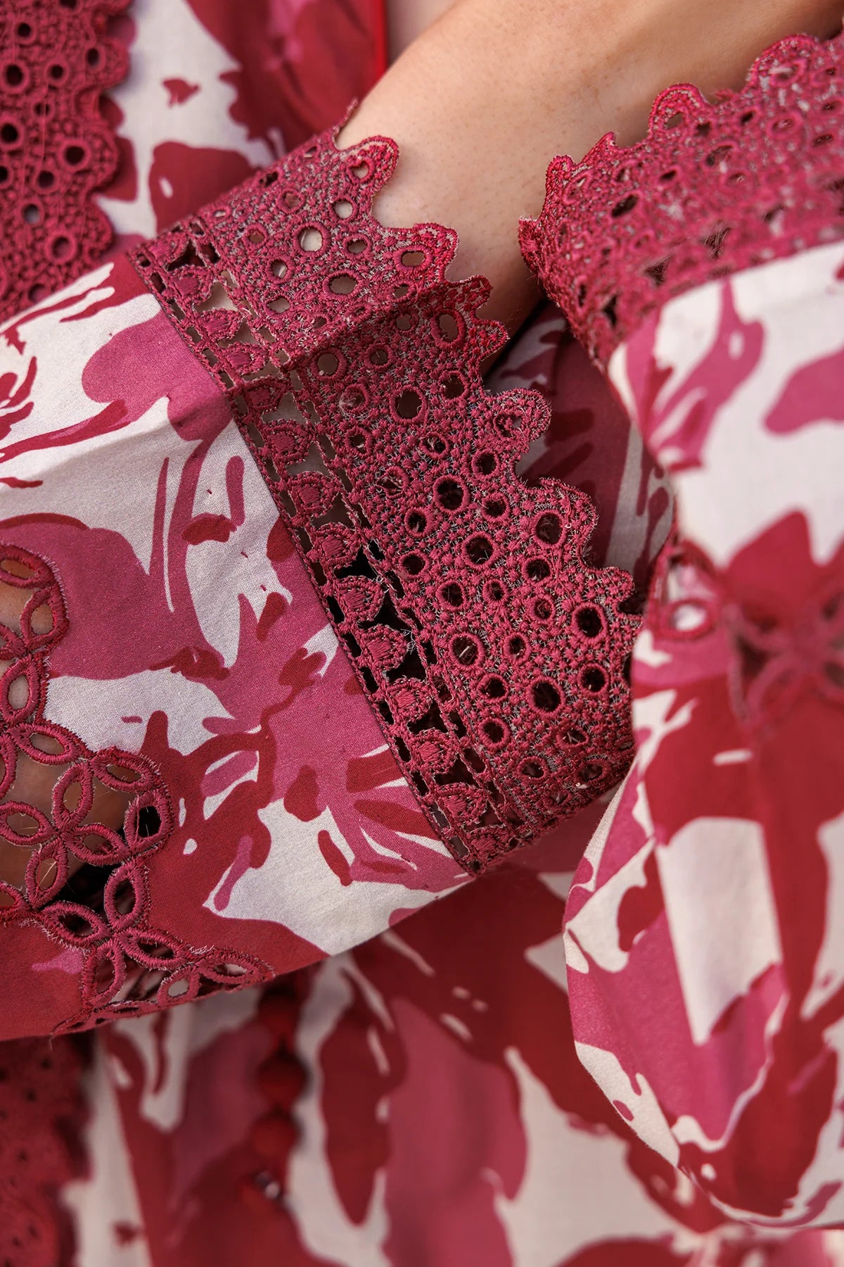 Farasha Lawn Jasmine Rose 3 Piece Suit FAR10