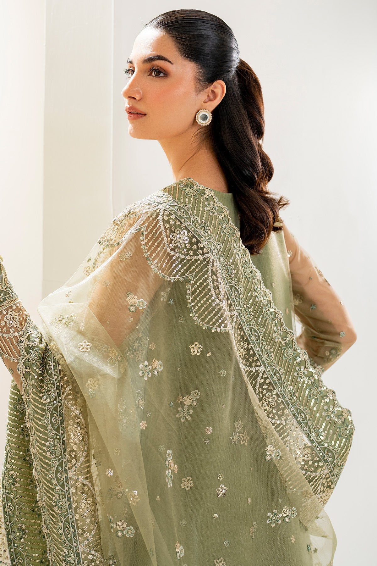 Farasha Embroidered Net Wedding Wear Perry FAR15