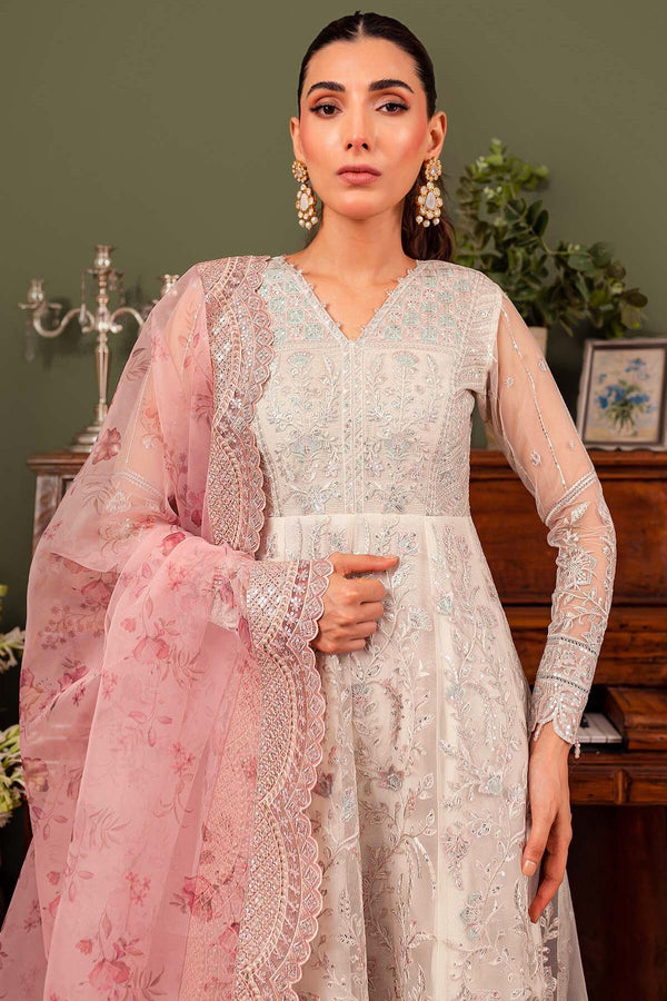 Farasha Embroidered Net Wedding Wear Dress Isabel FAR18
