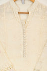 Farasha Embroidered Chiffon Wedding Wear Dove FAR16