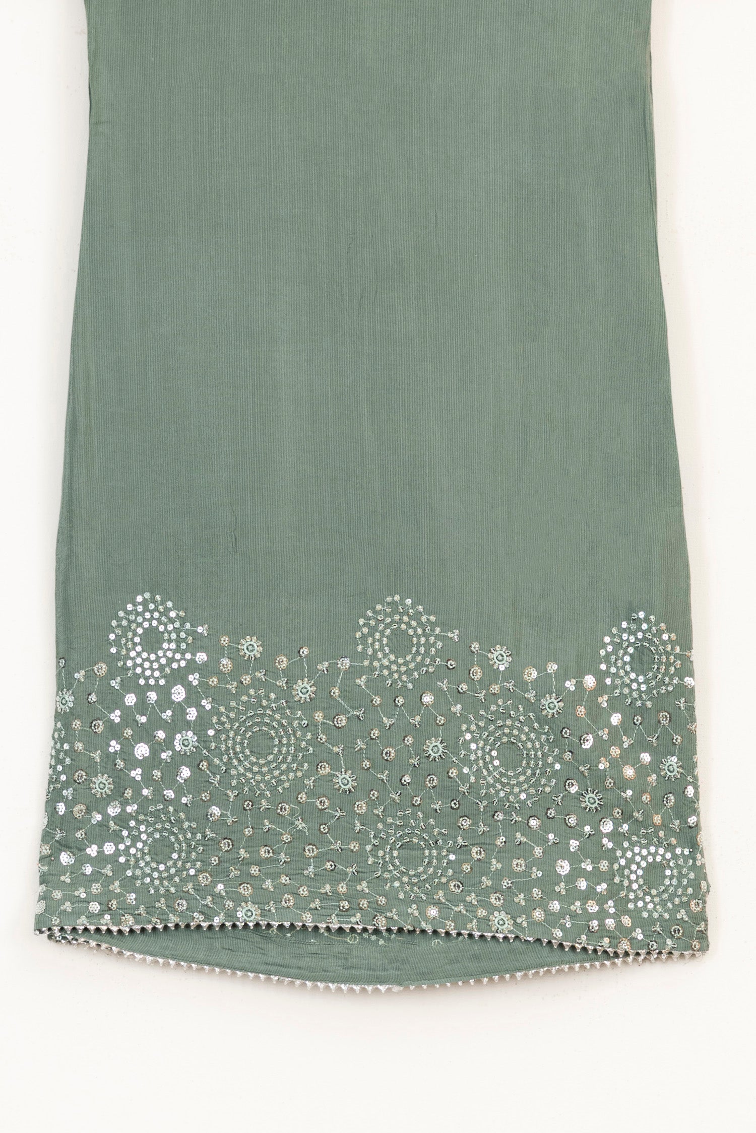 Farasha Embroidered Chiffon Wedding Wear Ocean Light FAR13