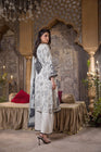 Heeras Embroidered Cambric 3 Piece Suit HEE12
