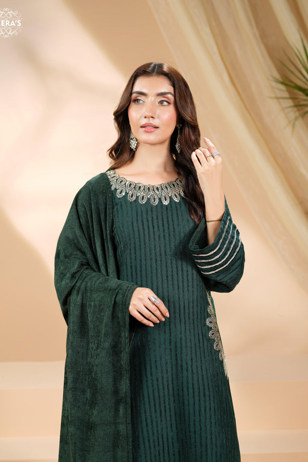 Heeras Pashmina Velvet 3 Piece Suit HEE68