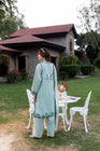 Heeras Embroidered Cambric Farshi Shalwar 3 Piece Suit HEE35
