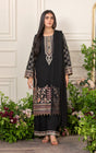Heeras Embroidered Linen 3 Piece Suit HEE02