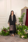 Heeras Embroidered Linen 3 Piece Suit HEE02