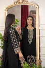 Heeras Embroidered Linen 3 Piece Suit HEE02