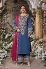 Heeras Embroidered Cambric 3 Piece Suit HEE11