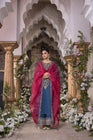 Heeras Embroidered Cambric 3 Piece Suit HEE11