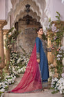 Heeras Embroidered Cambric 3 Piece Suit HEE11