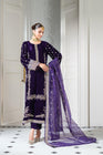 Heeras Embroidered Velvet 3 Piece Suit HEE56
