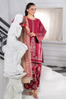 Heeras Embroidered Viscose 3 Piece Suit HEE43