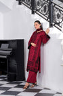Heeras Embroidered Viscose 3 Piece Suit HEE46