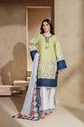 Heeras Embroidered Viscose 3 Piece Suit HEE50