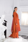 Heeras Embroidered Viscose 3 Piece Suit HEE52