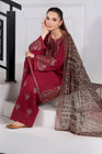 Heeras Embroidered Viscose Farshi Shalwar Suit HEE53