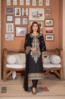 Heeras Embroidered Linen 3 Piece Suit HEE19