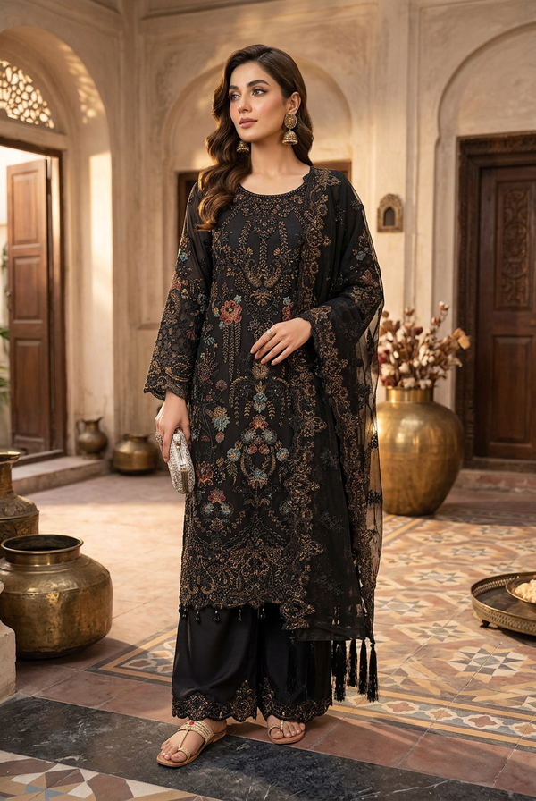 Imrozia Embellished Organza Wedding Wear IMR270