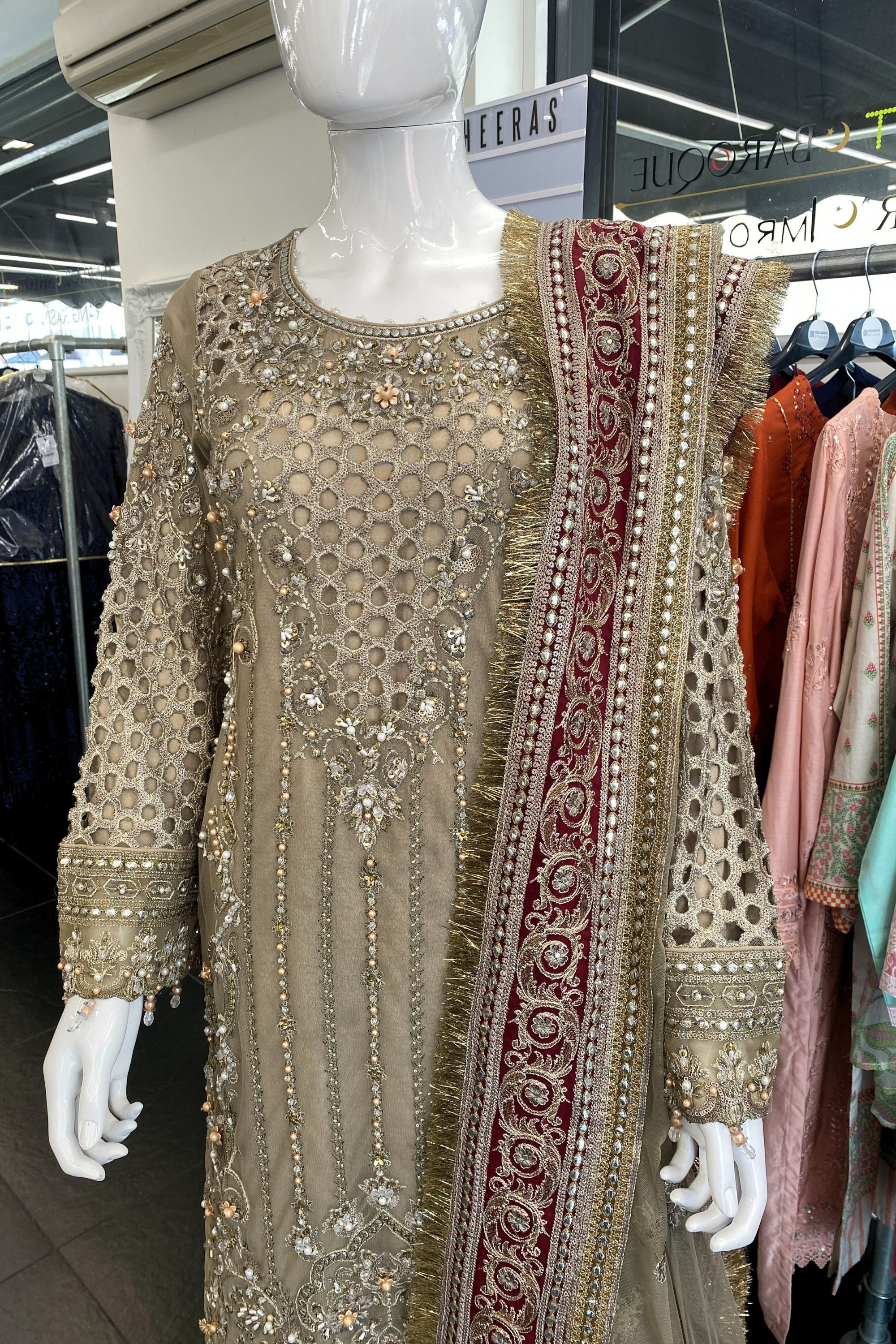 Imrozia Luxury Wedding Wear Sharara IMR251