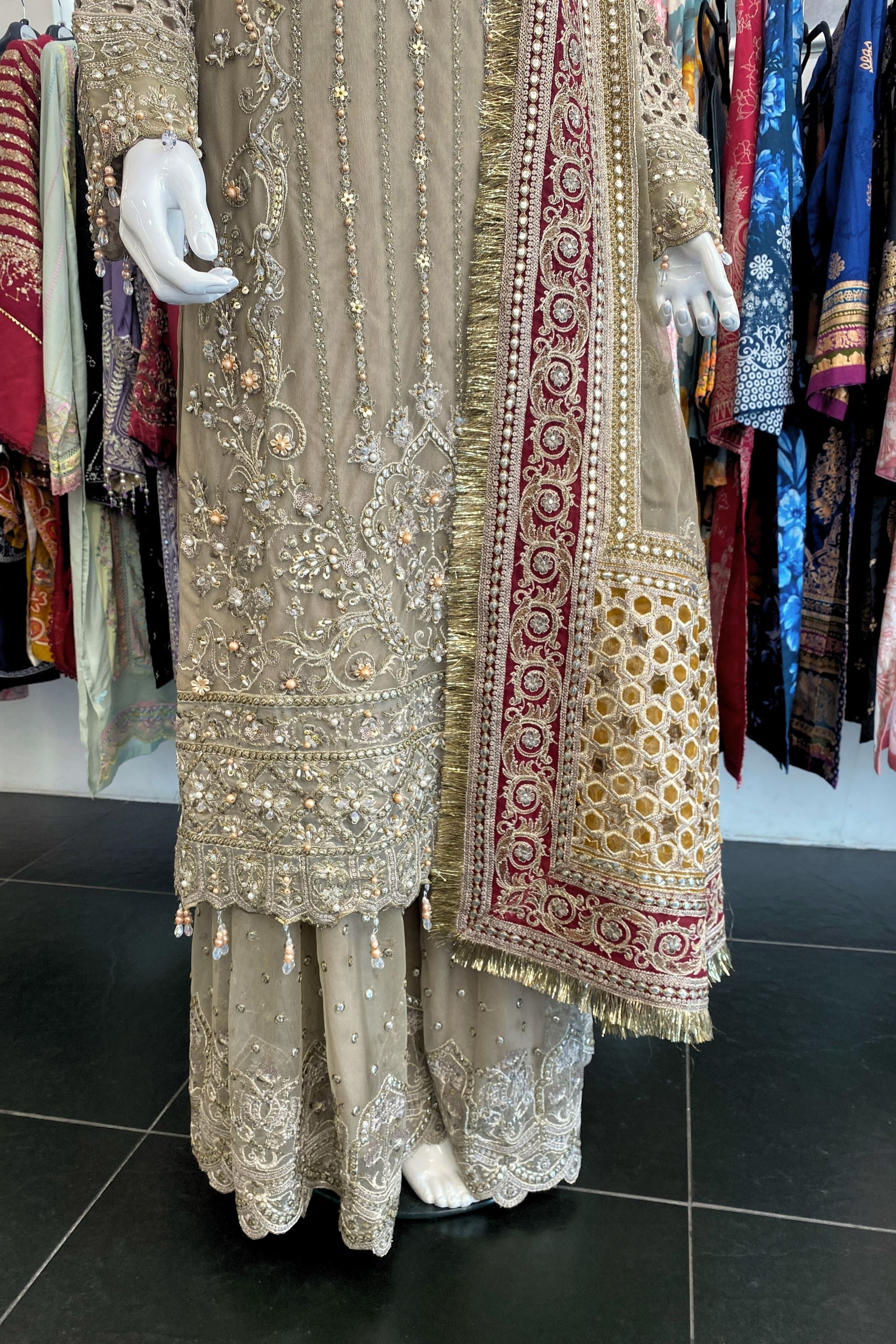 Imrozia Luxury Wedding Wear Sharara IMR251