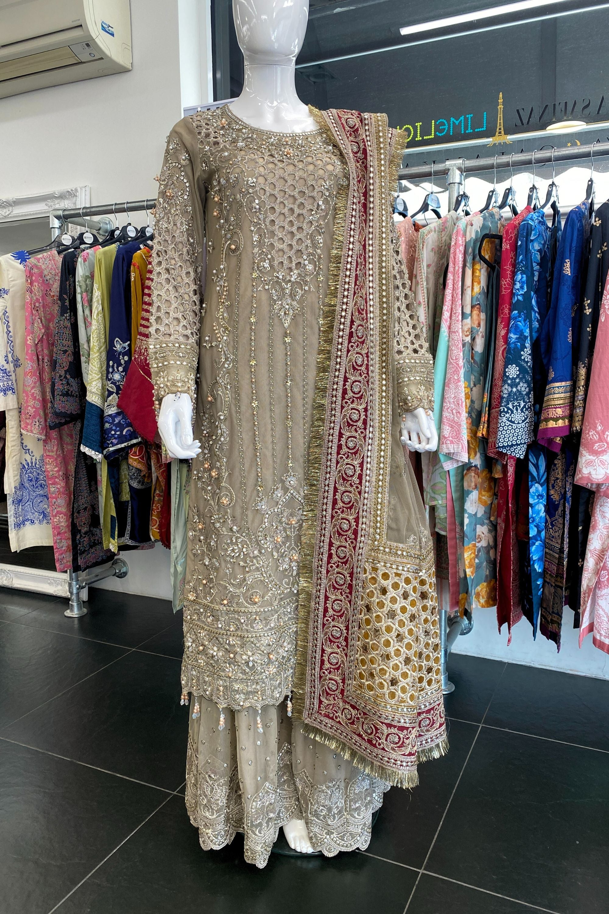 Imrozia Luxury Wedding Wear Sharara IMR251