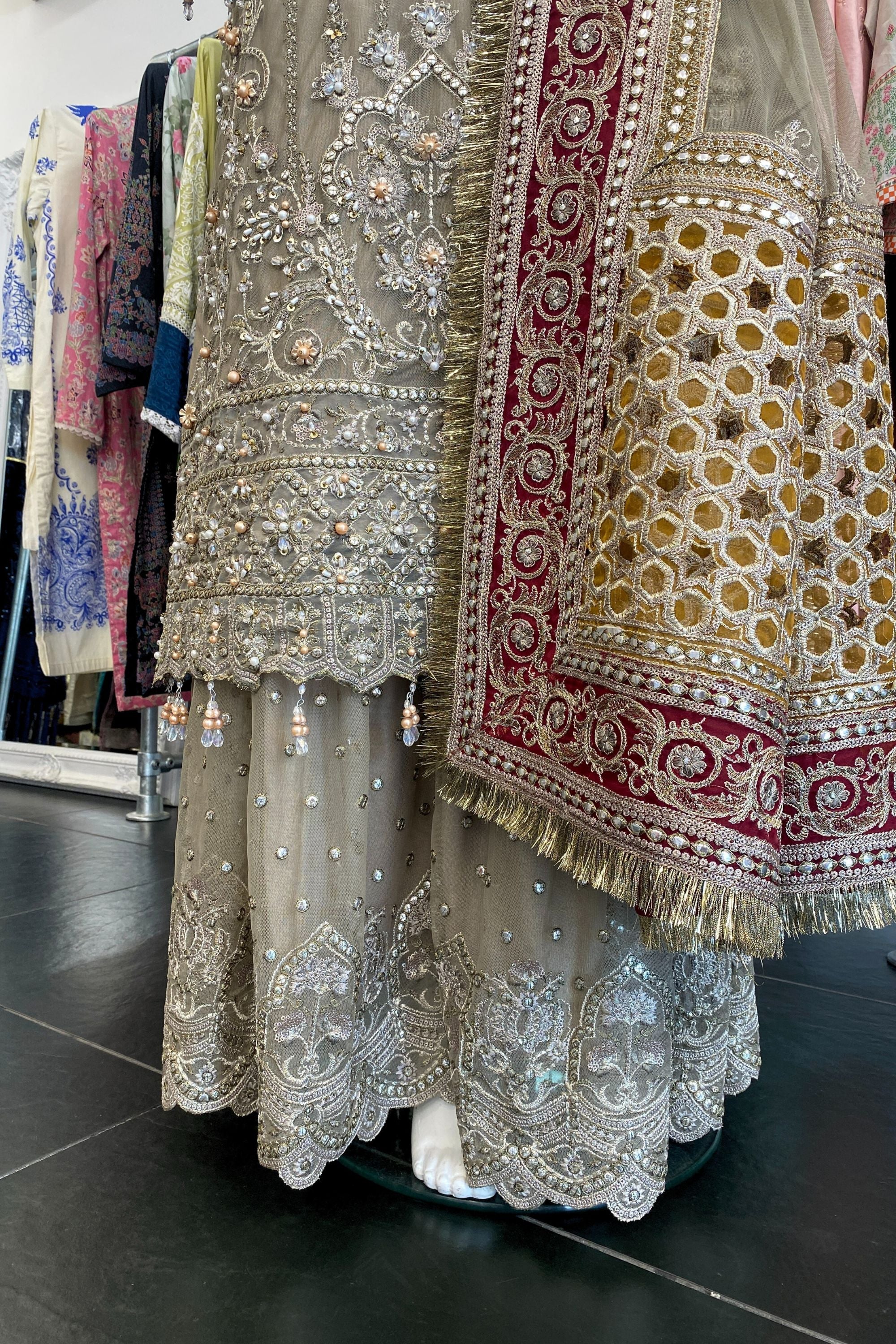 Imrozia Luxury Wedding Wear Sharara IMR251