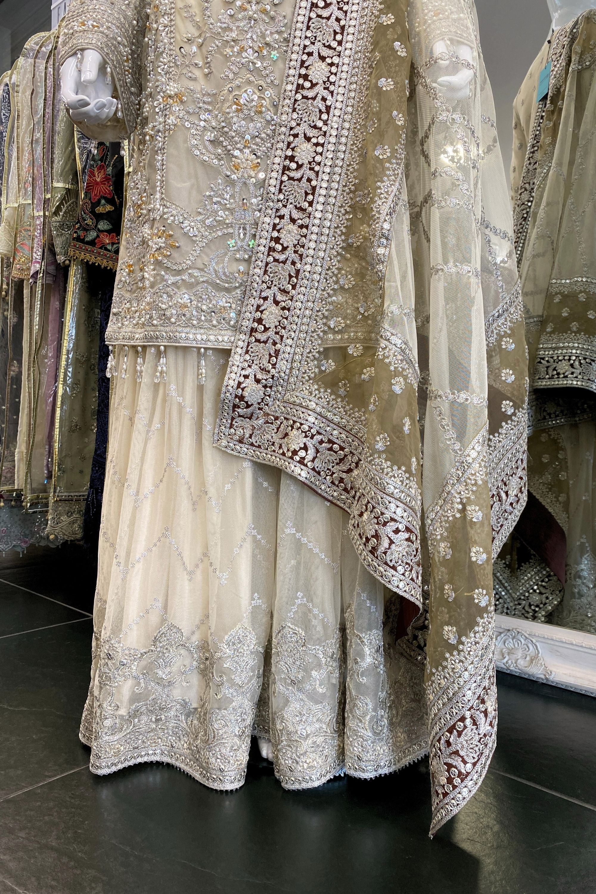 Imrozia Luxury Wedding Wear Gharara IMR250