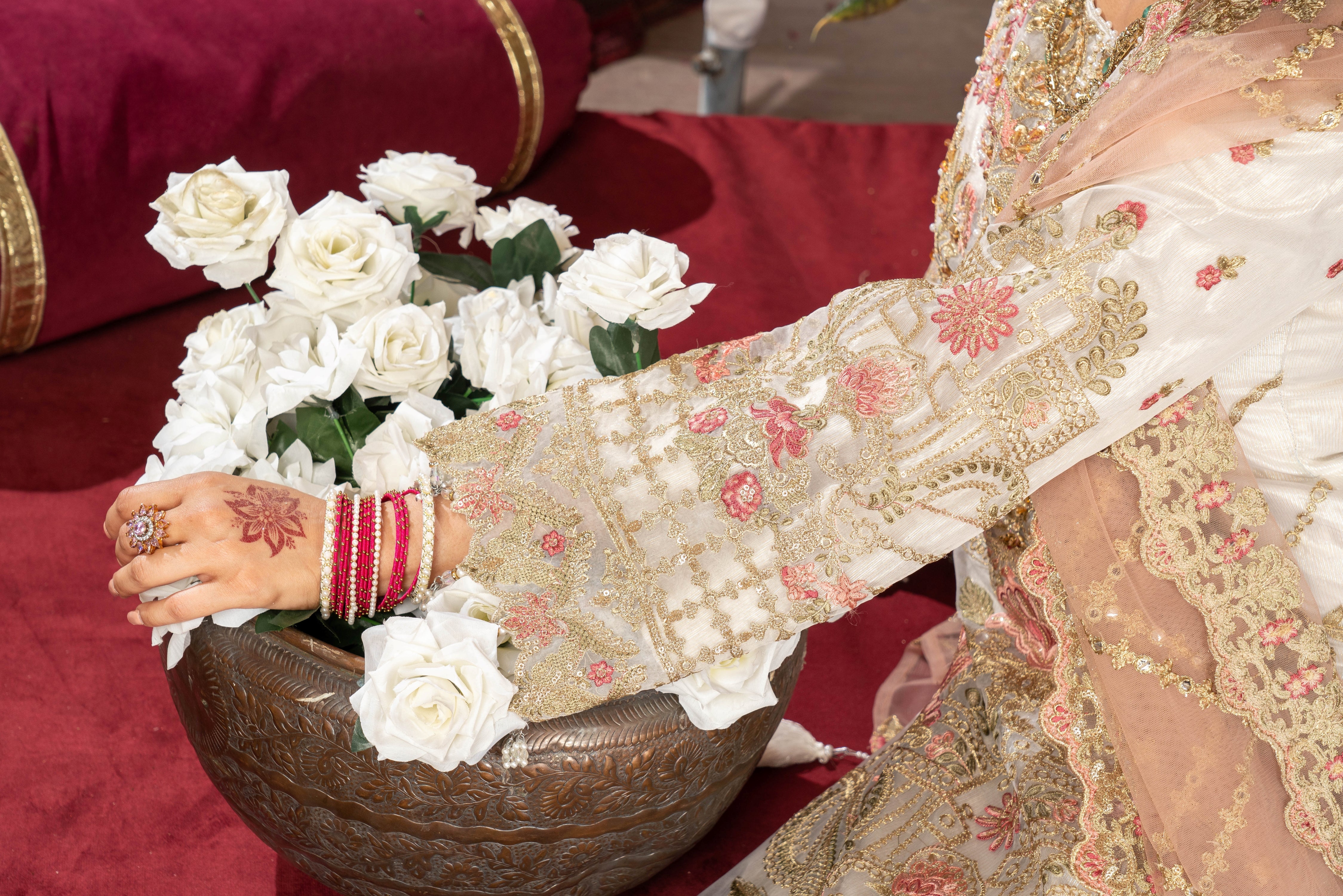 Imrozia Embellished Organza Wedding Wear Hikayat IMR247