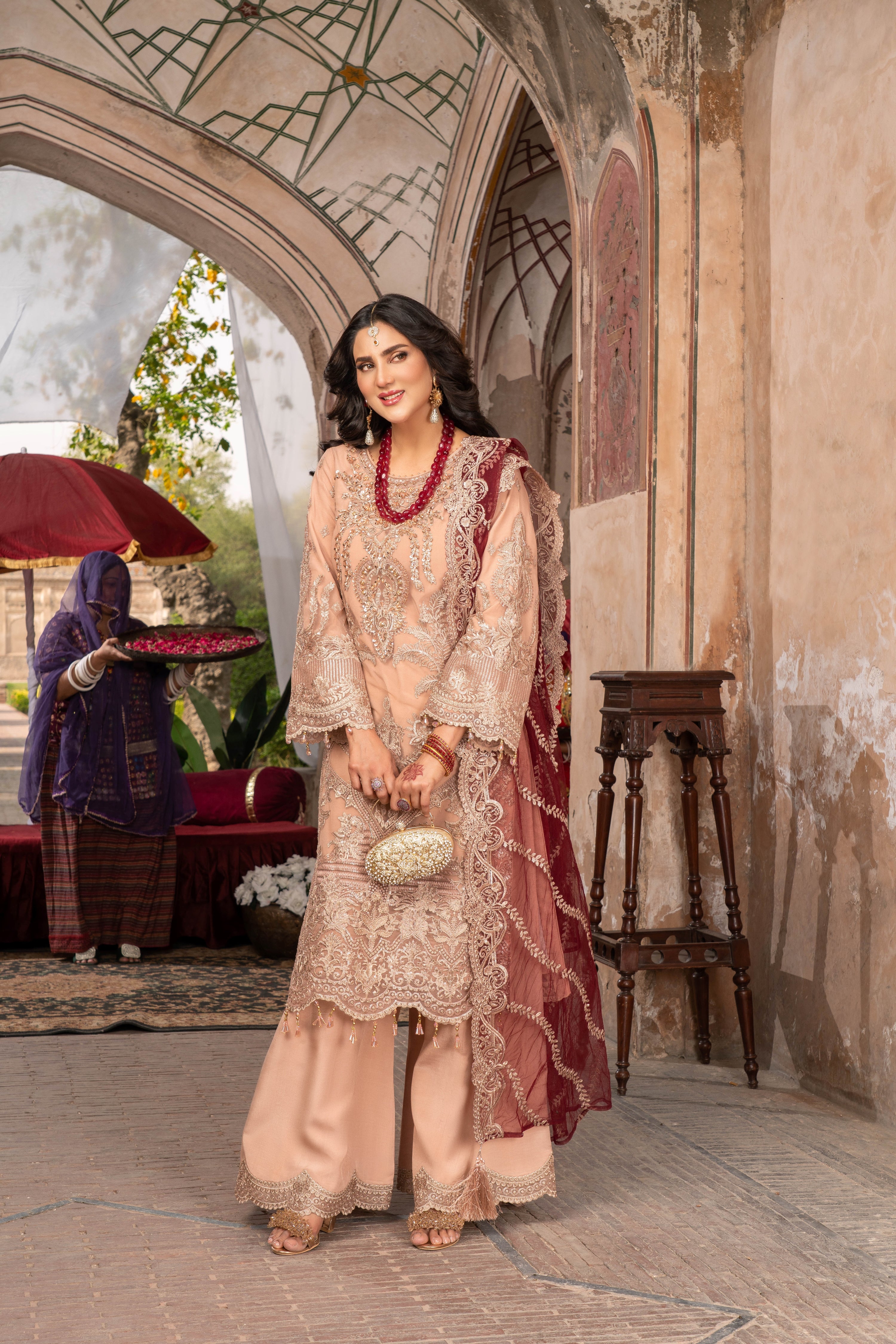 Imrozia Embellished Net Wedding Wear Sahil IMR248