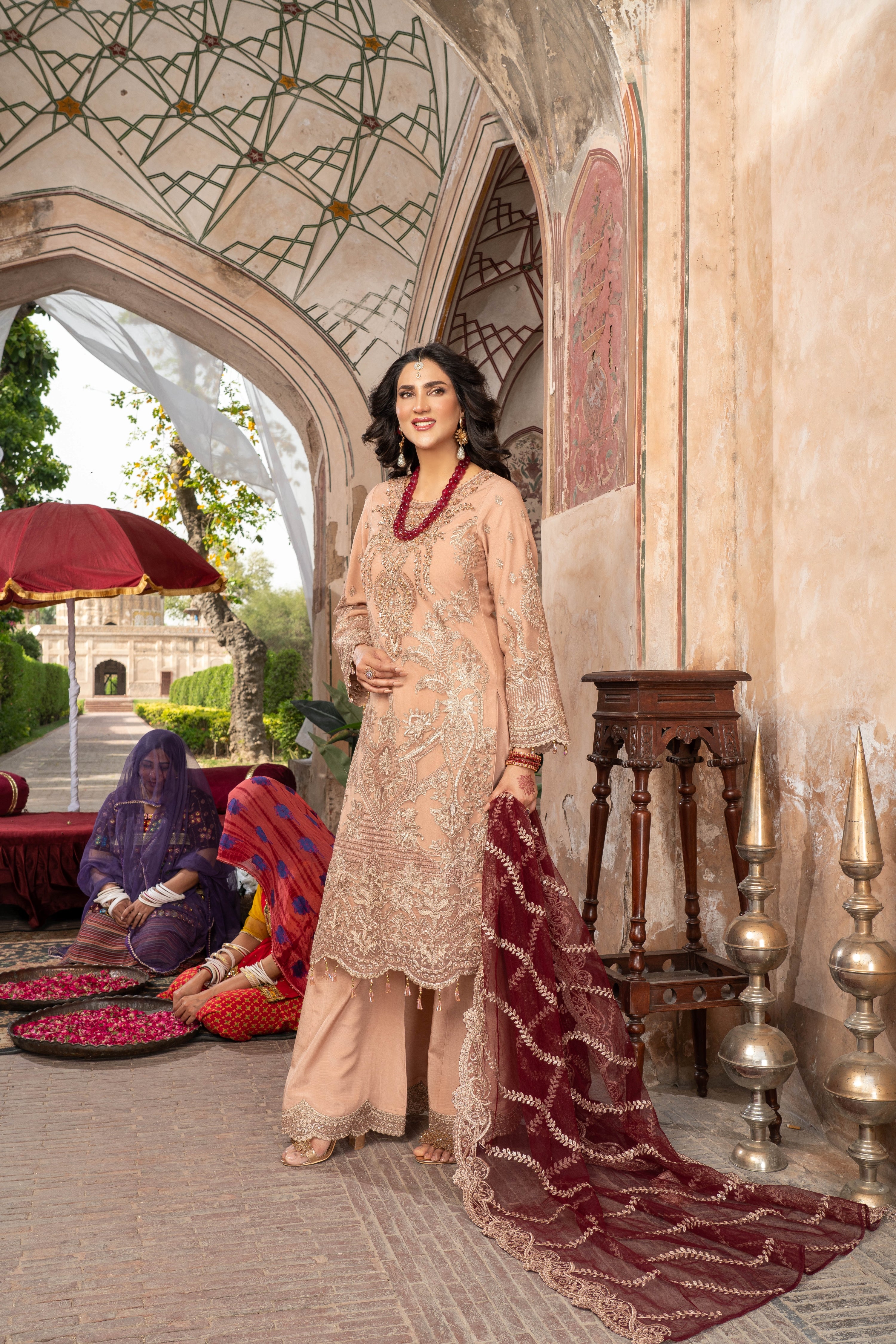 Imrozia Embellished Net Wedding Wear Sahil IMR248