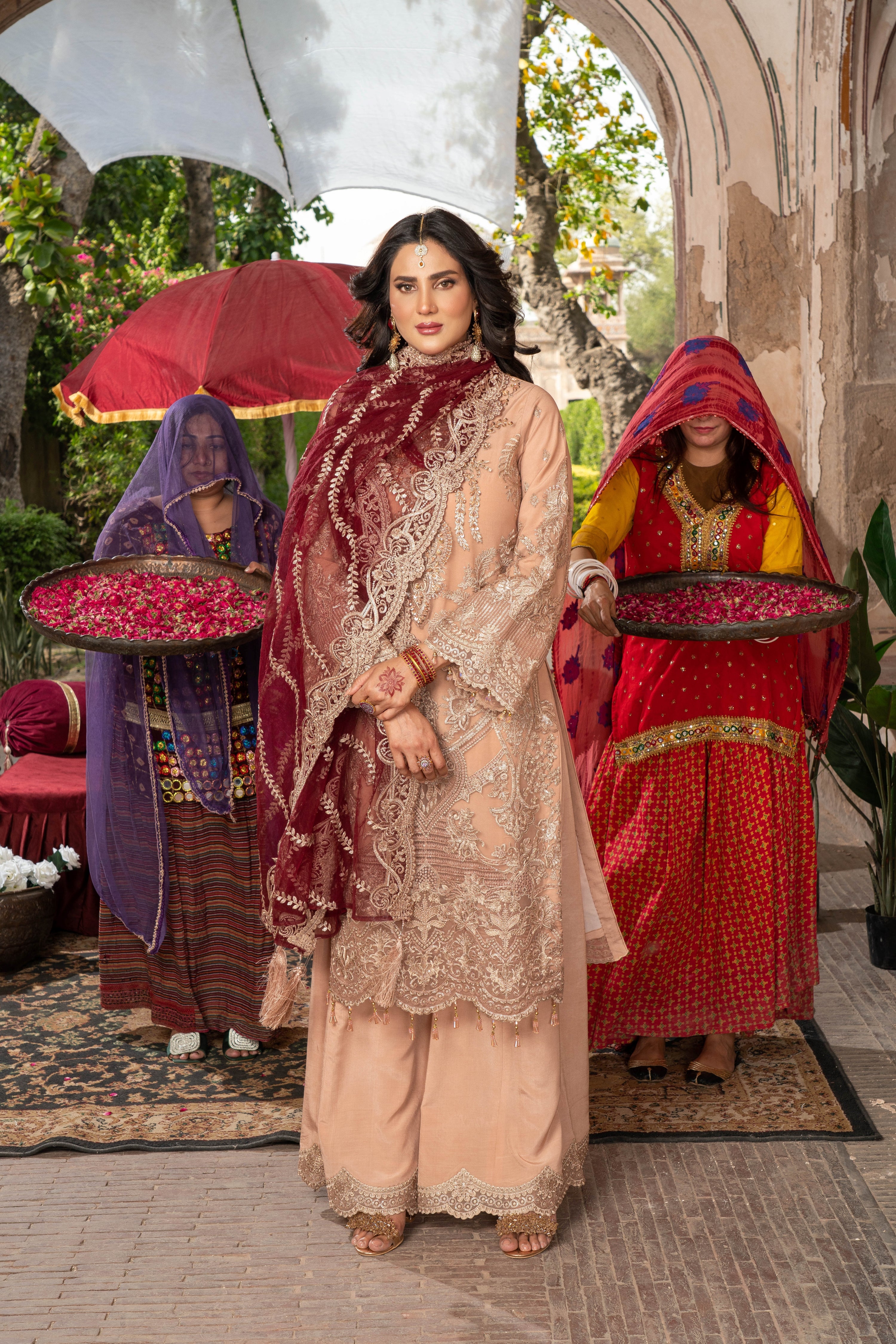 Imrozia Embellished Net Wedding Wear Sahil IMR248