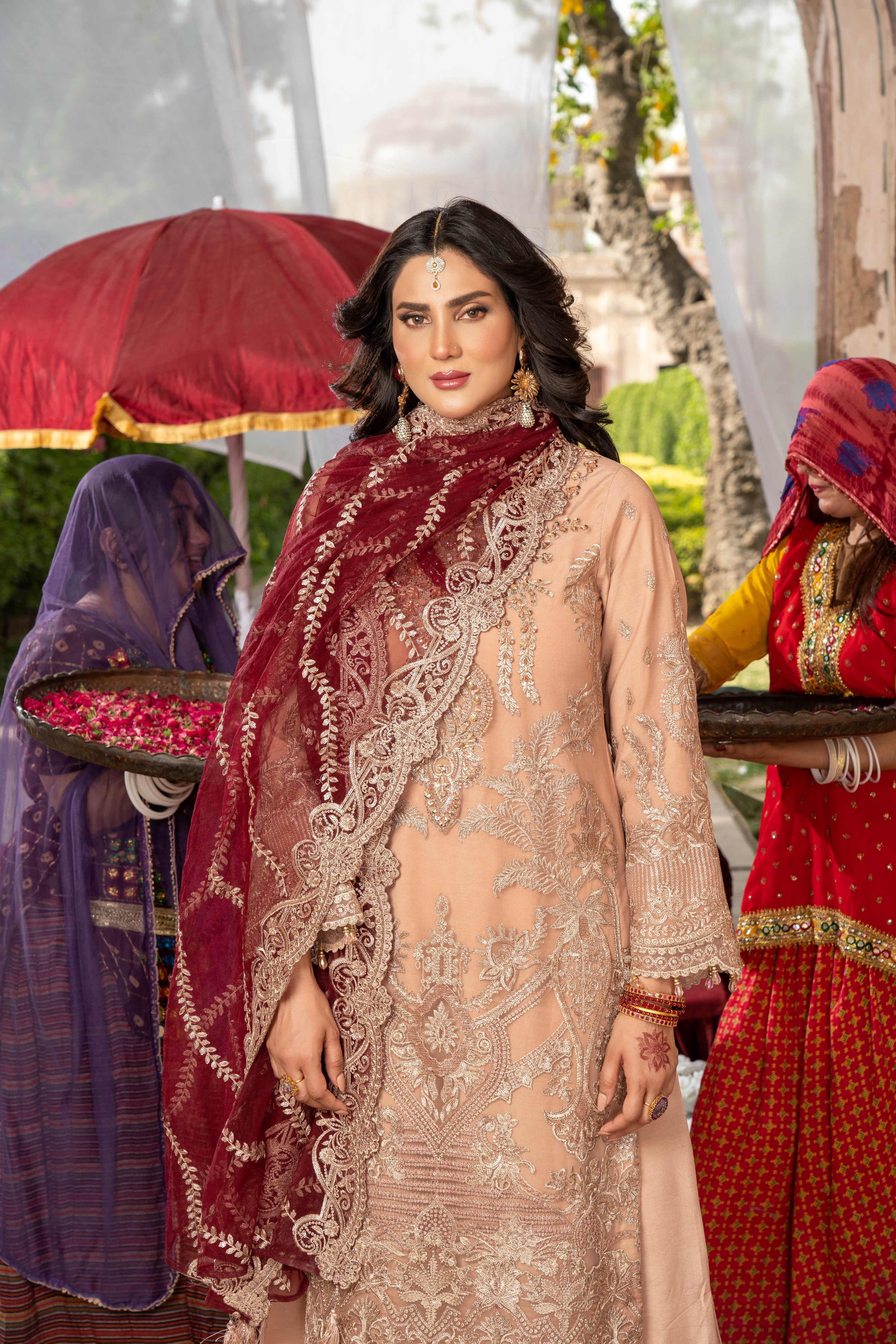 Imrozia Embellished Net Wedding Wear Sahil IMR248