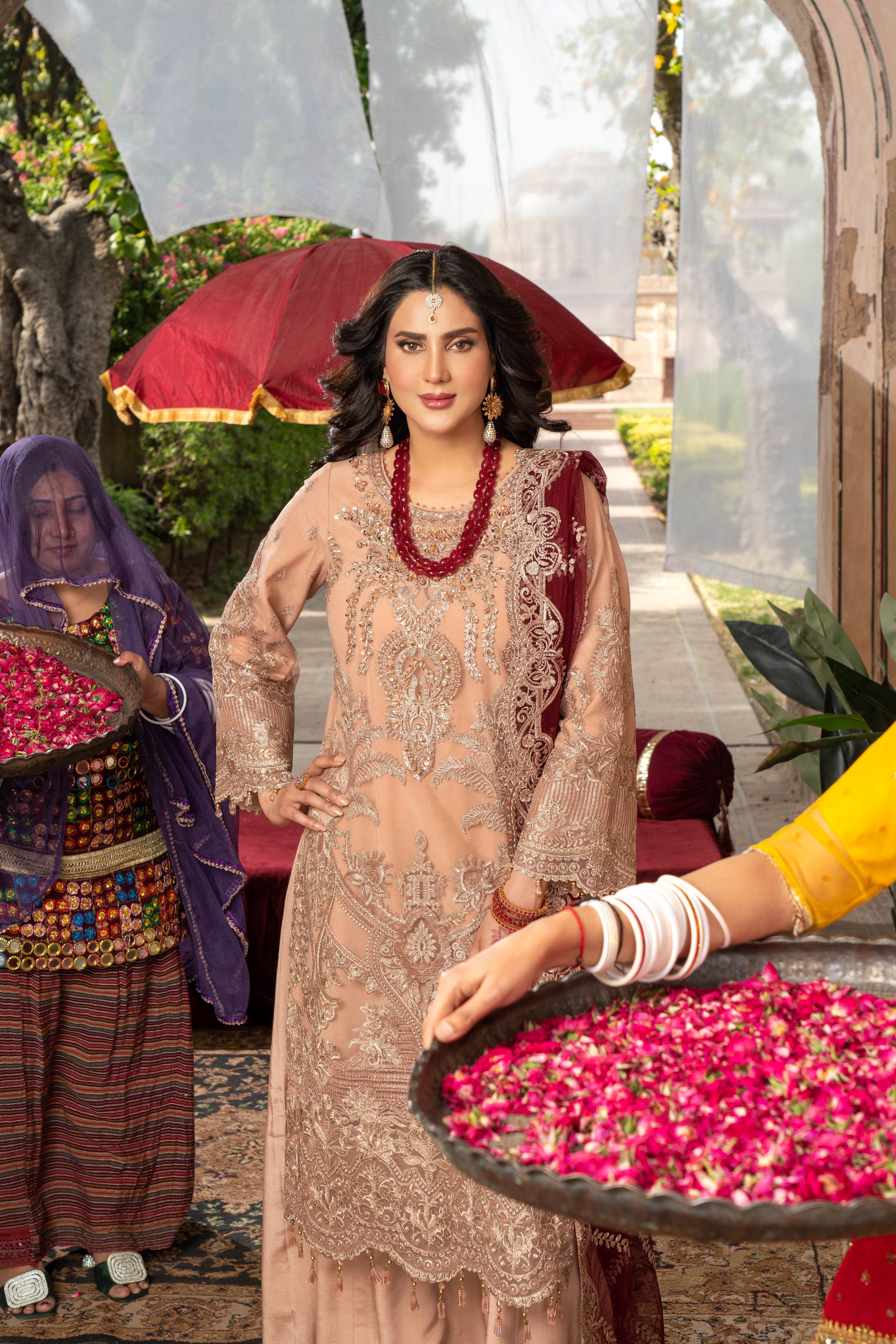 Imrozia Embellished Net Wedding Wear Sahil IMR248