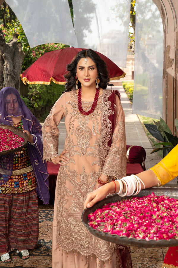 Imrozia Embellished Net Wedding Wear Sahil IMR248