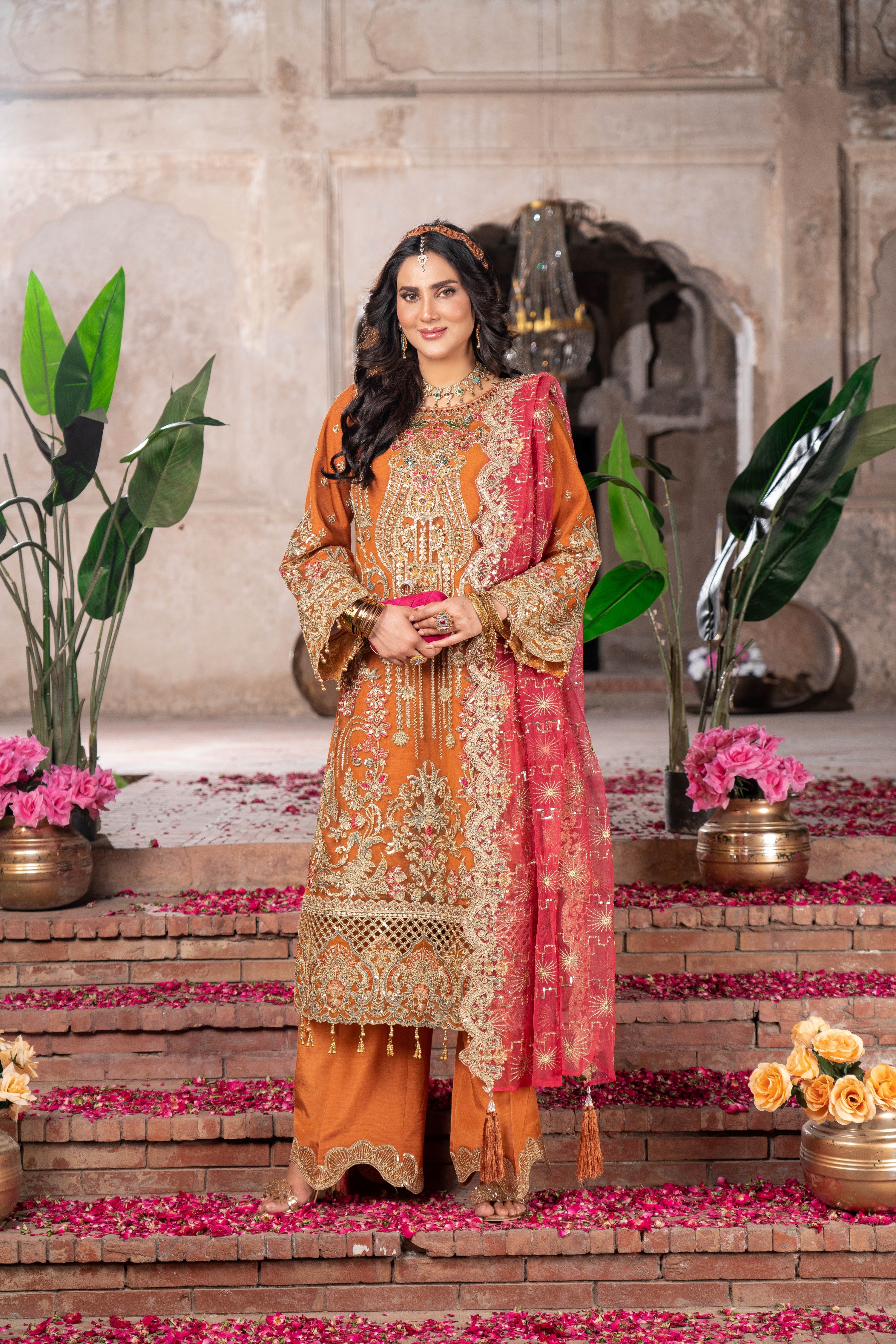 Imrozia Embellished Net Wedding Wear Sahar IMR244