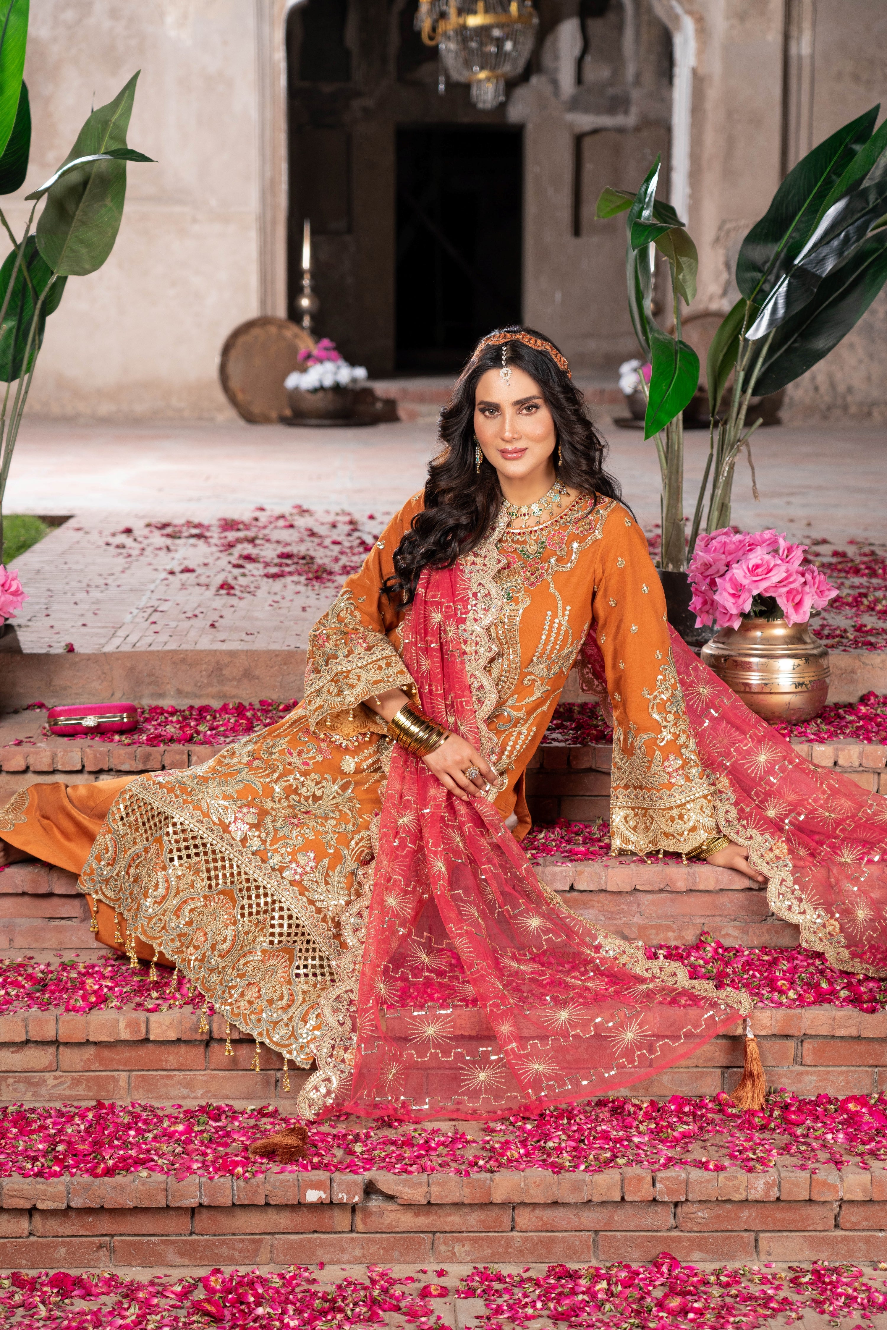 Imrozia Embellished Net Wedding Wear Sahar IMR244