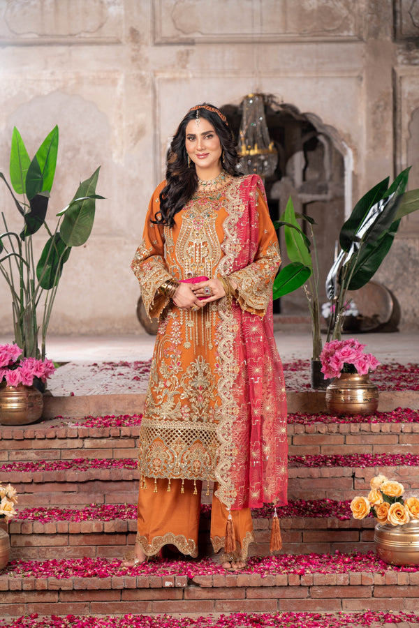 Imrozia Embellished Net Wedding Wear Sahar IMR244