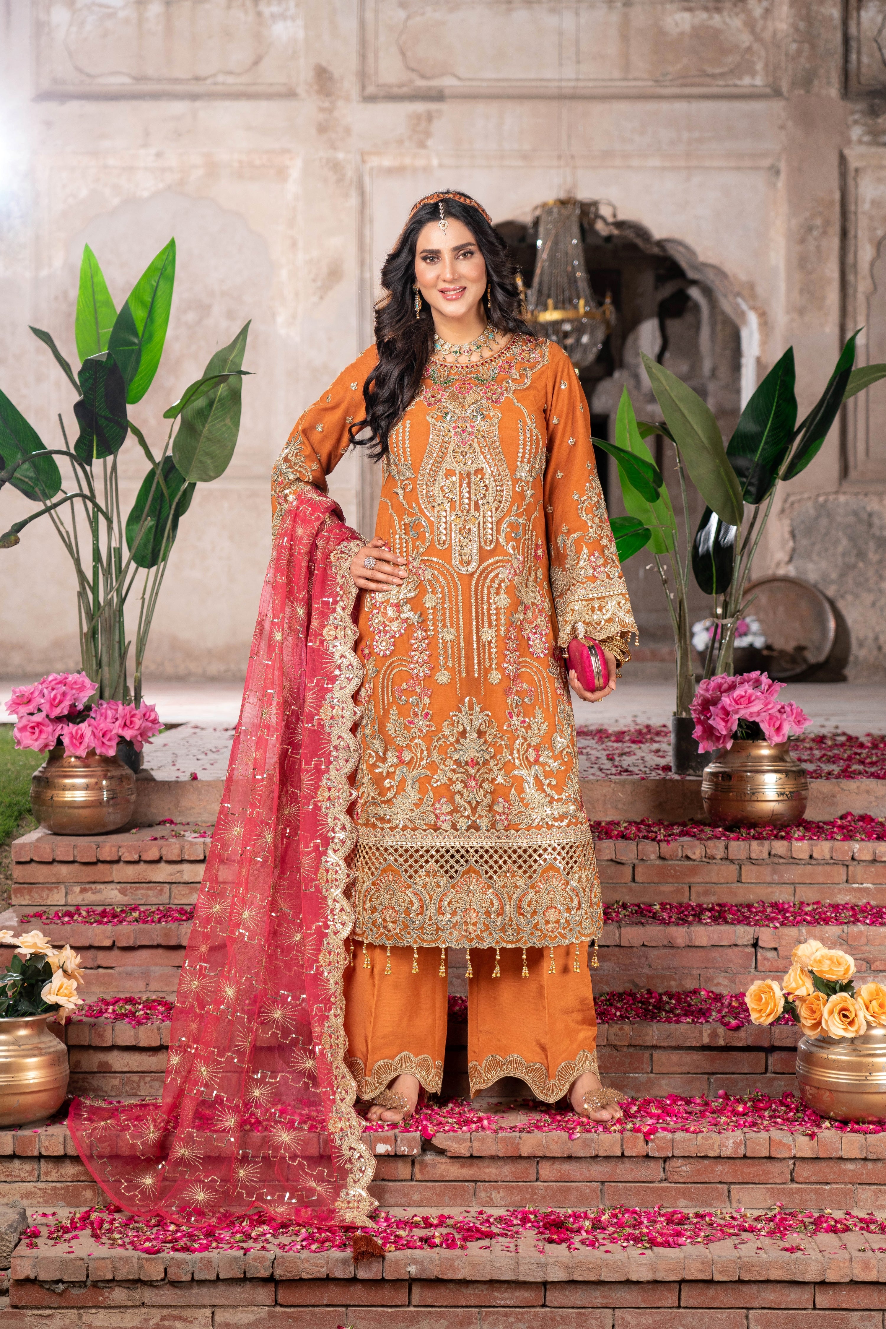 Imrozia Embellished Net Wedding Wear Sahar IMR244