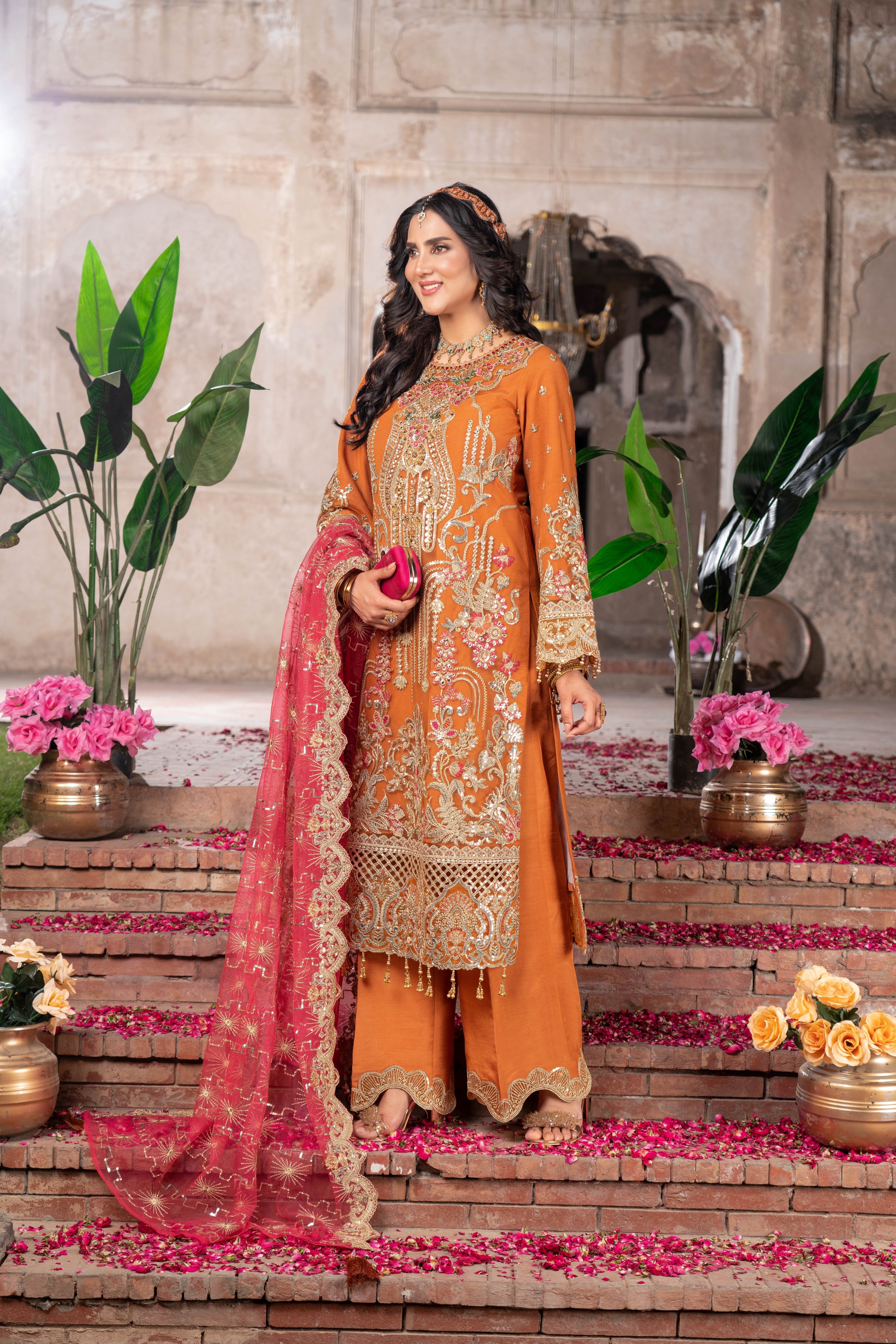 Imrozia Embellished Net Wedding Wear Sahar IMR244