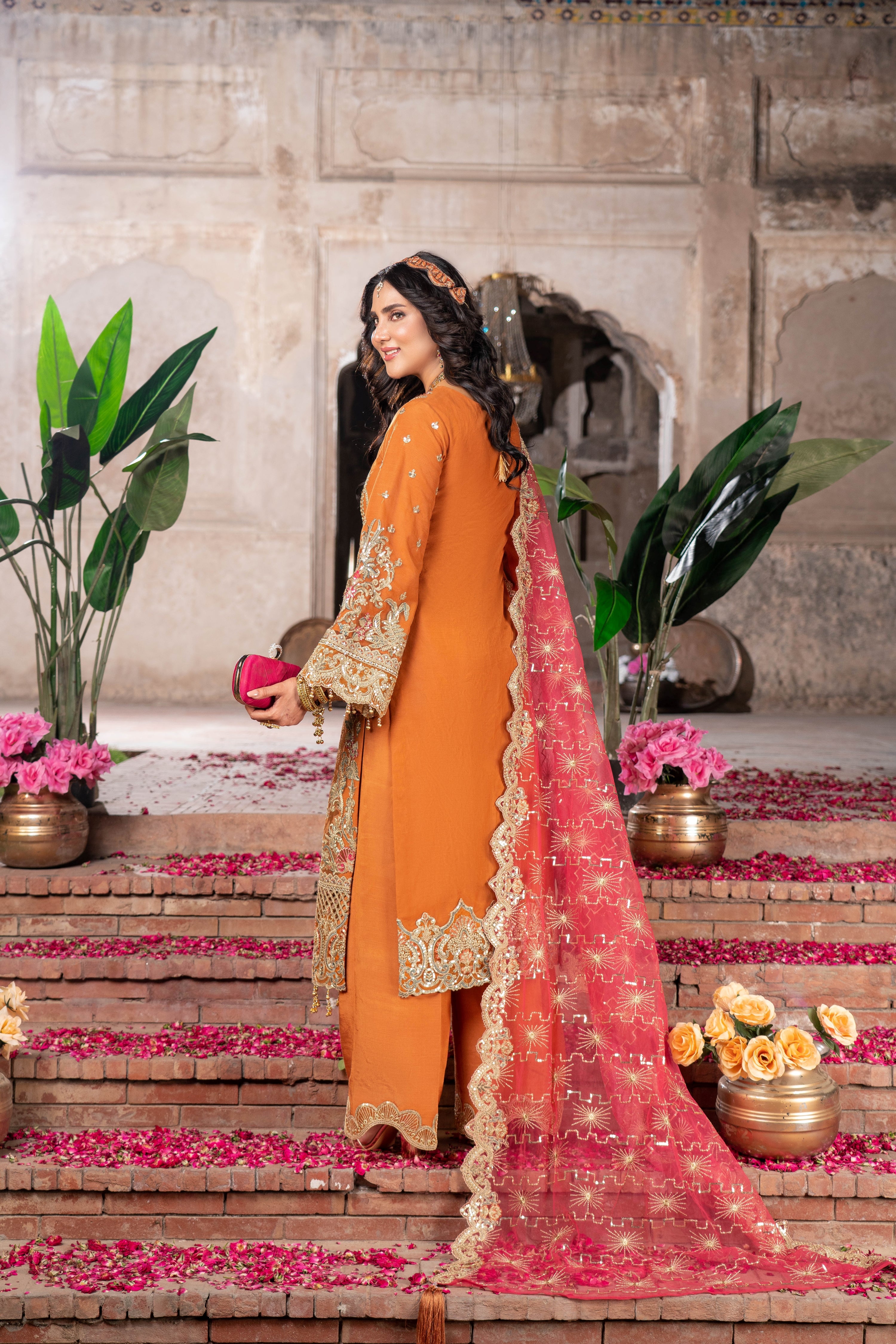 Imrozia Embellished Net Wedding Wear Sahar IMR244