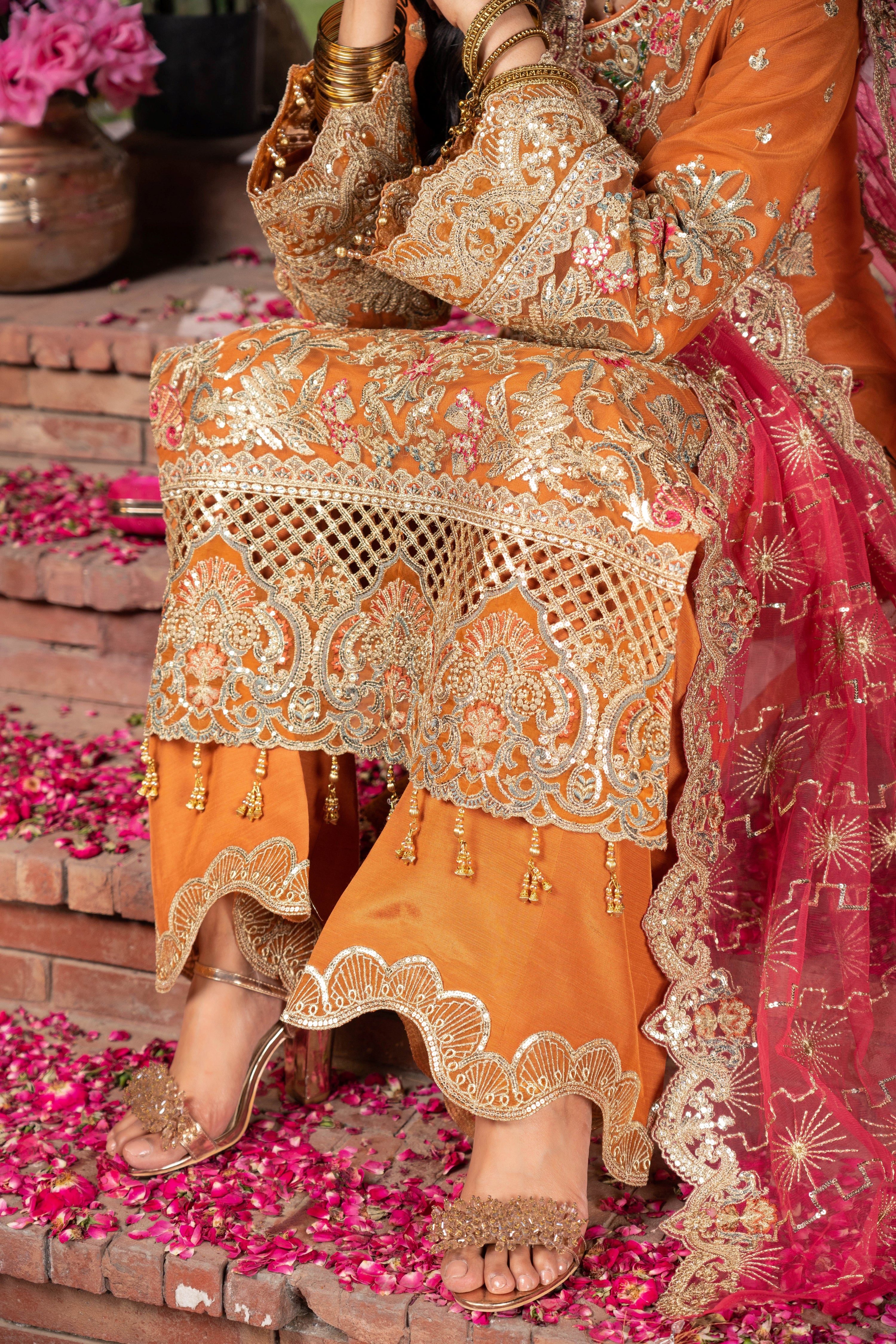 Imrozia Embellished Net Wedding Wear Sahar IMR244