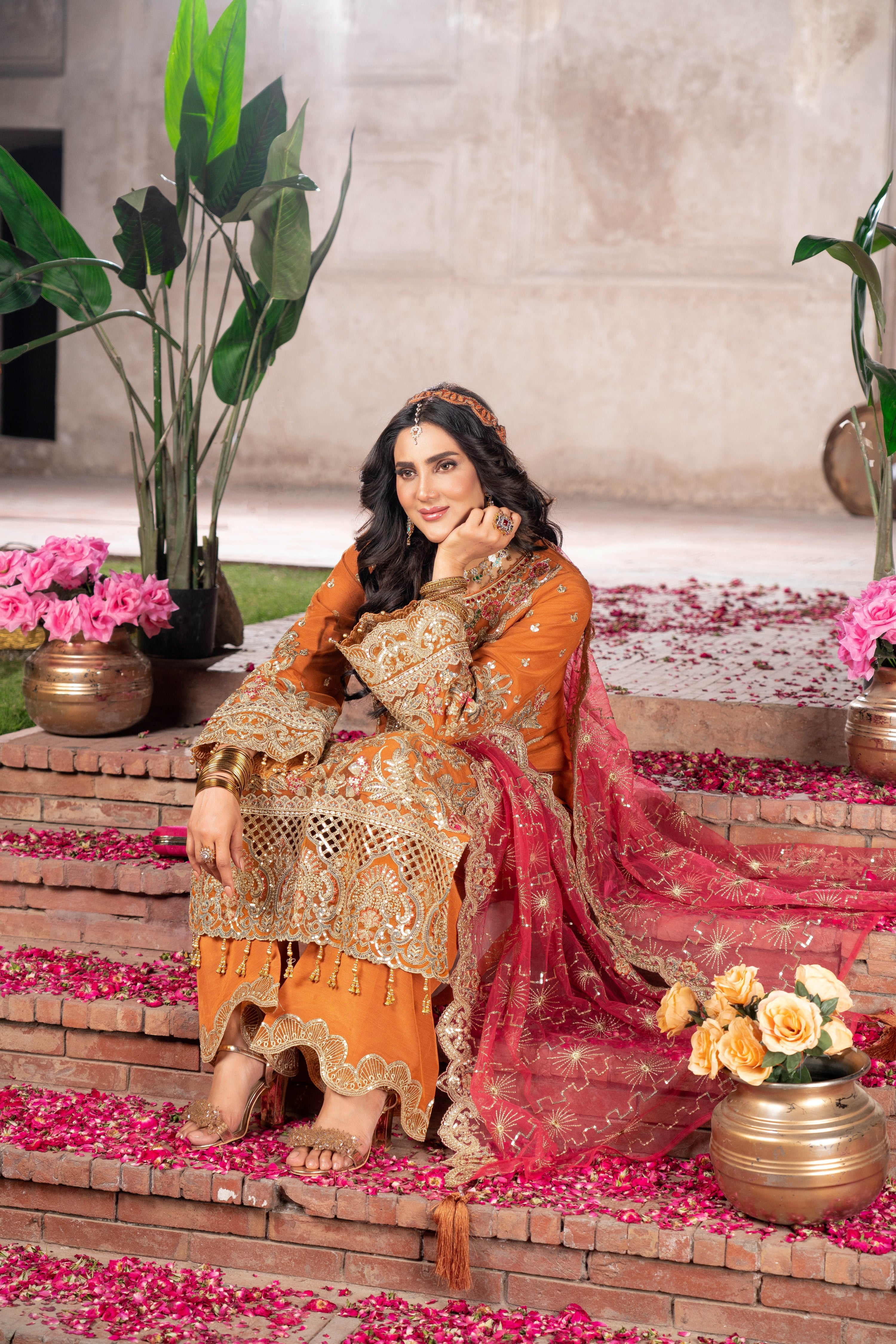 Imrozia Embellished Net Wedding Wear Sahar IMR244