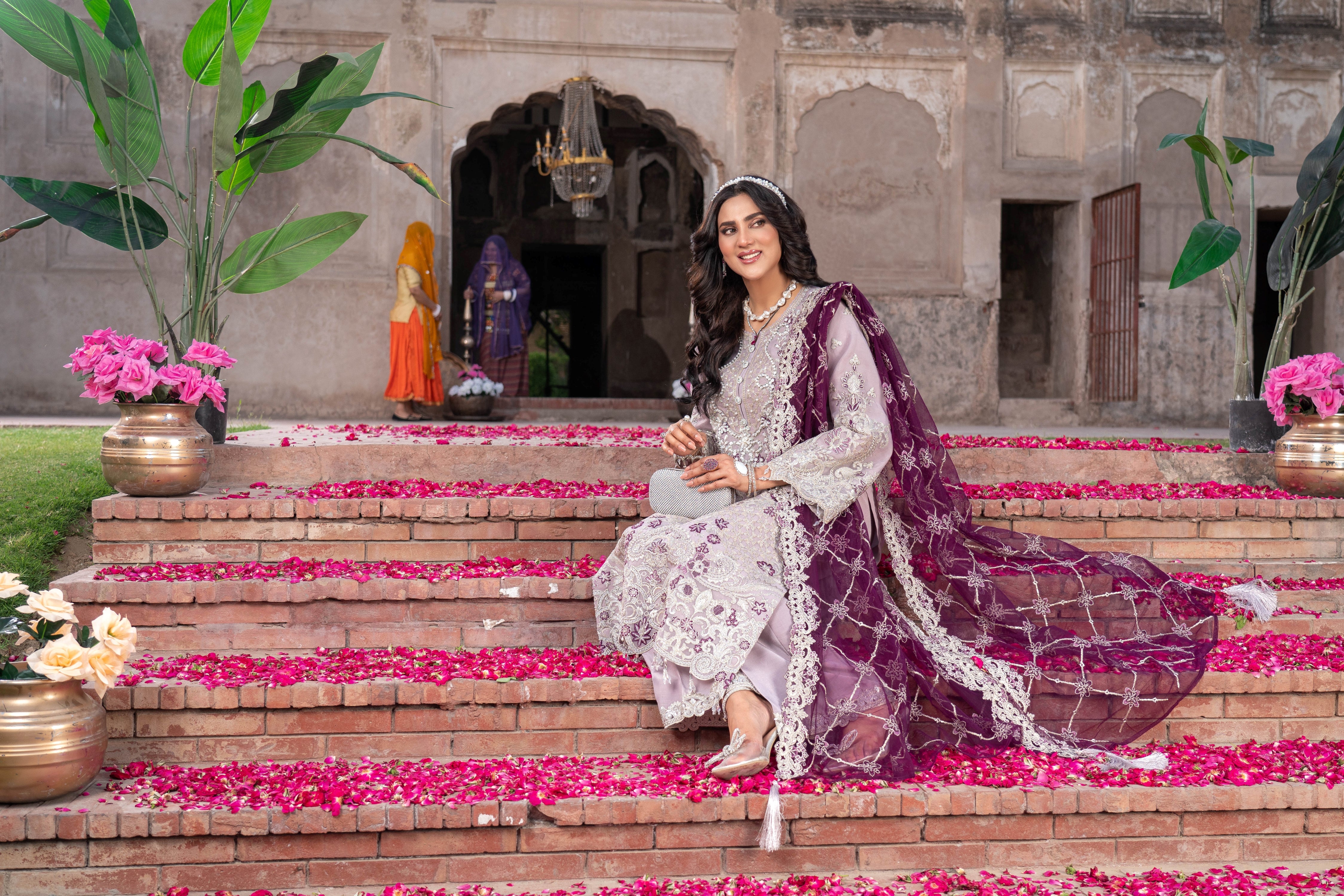 Imrozia Embellished Organza Wedding Wear Maarif IMR245