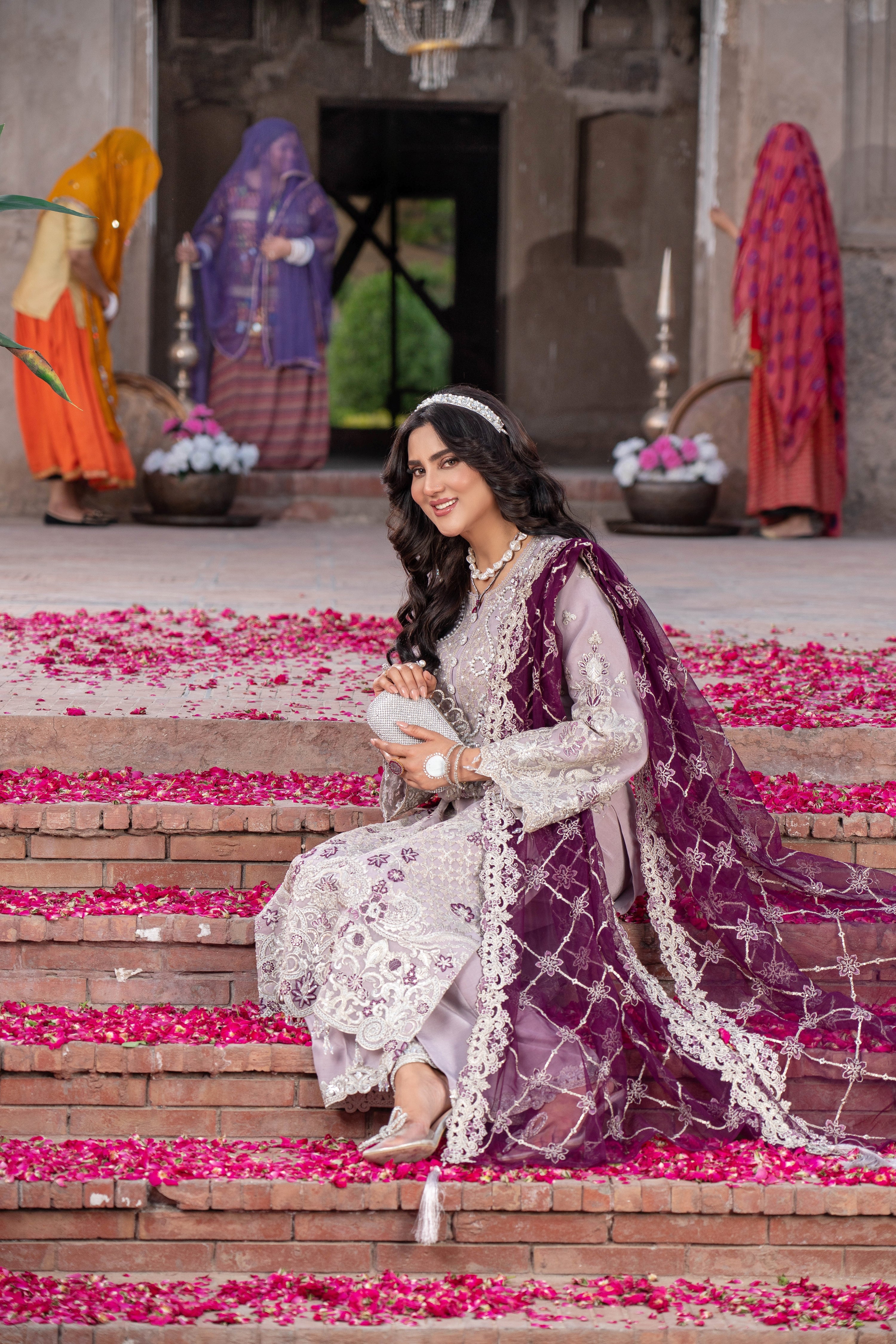 Imrozia Embellished Organza Wedding Wear Maarif IMR245