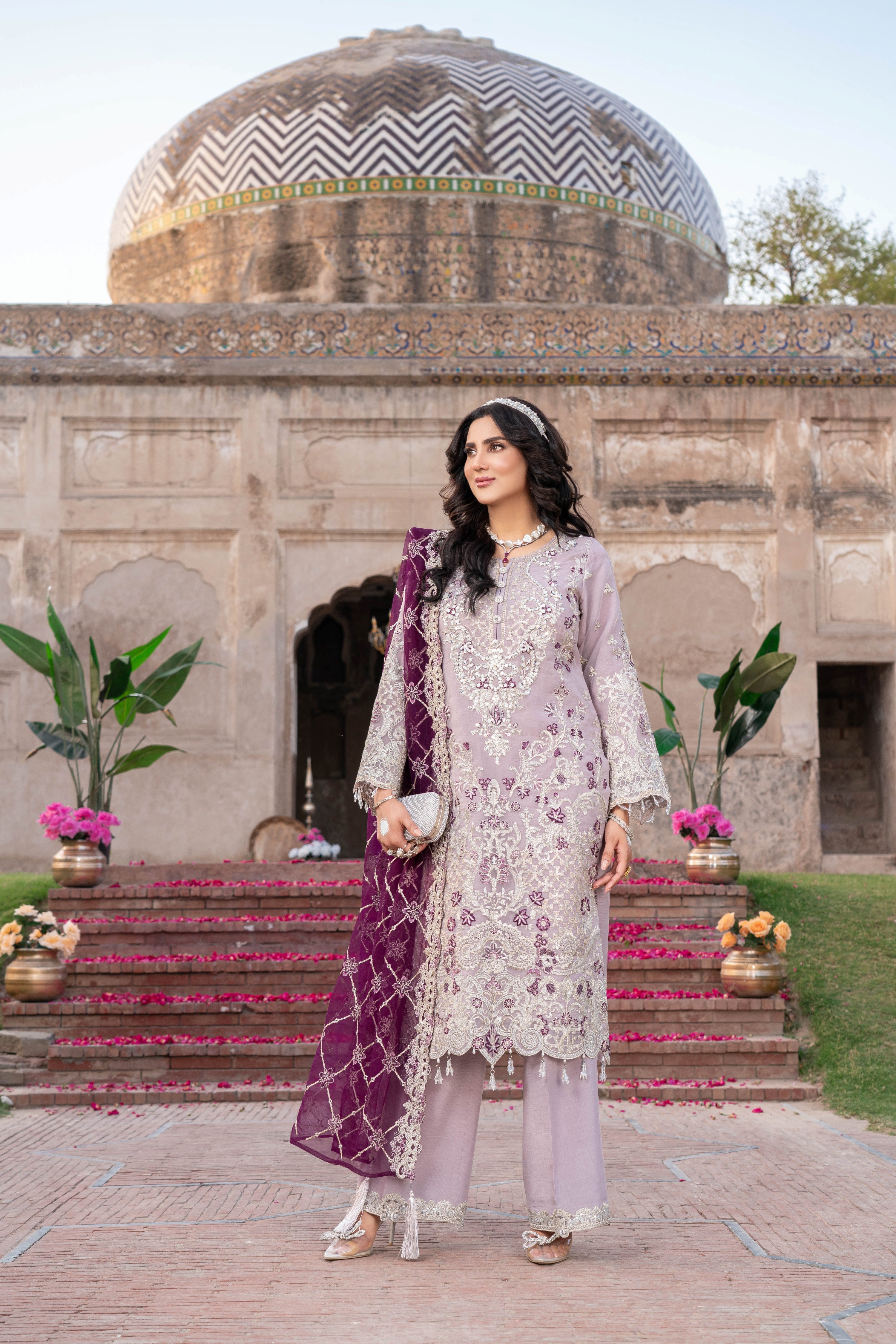 Imrozia Embellished Organza Wedding Wear Maarif IMR245