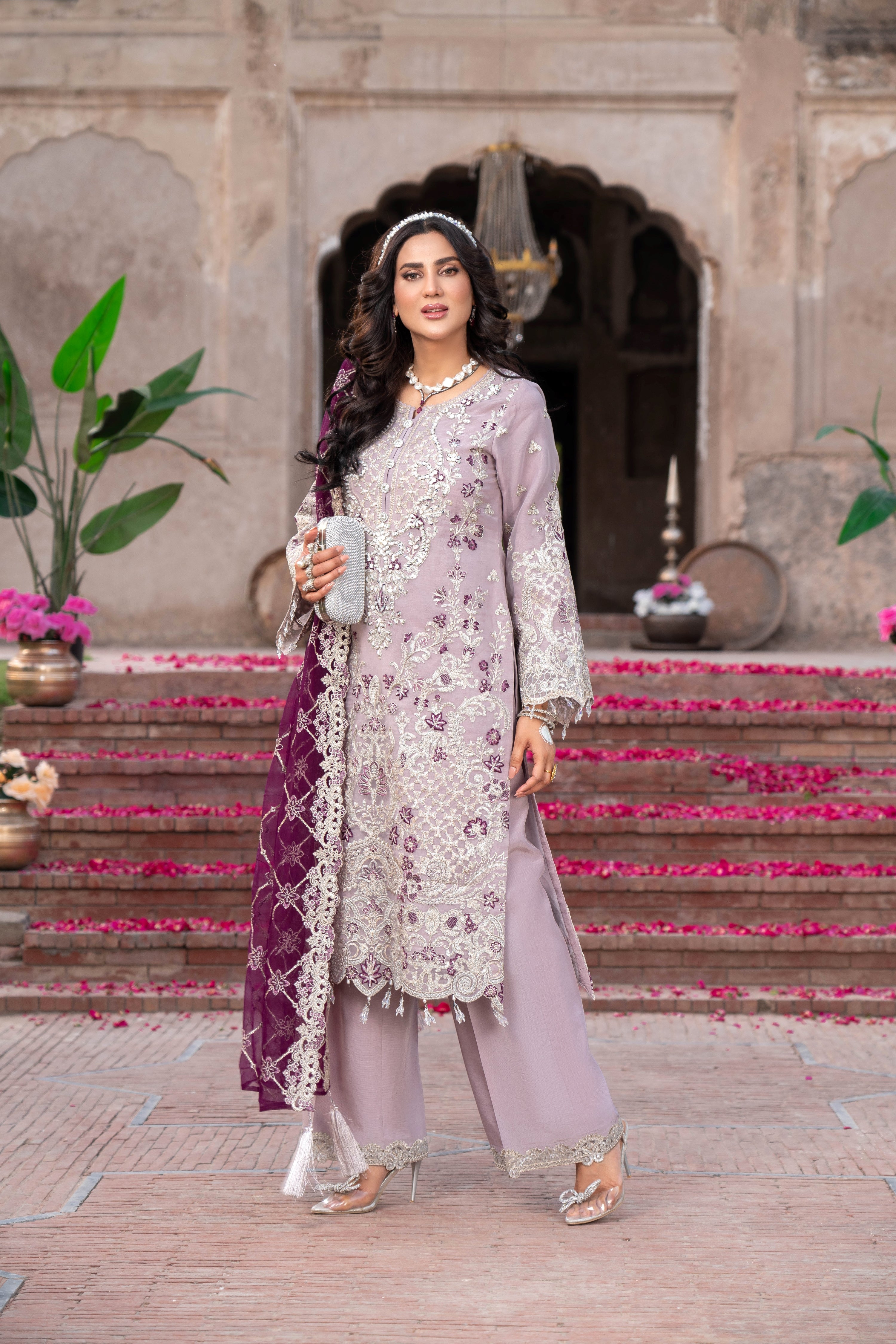 Imrozia Embellished Organza Wedding Wear Maarif IMR245