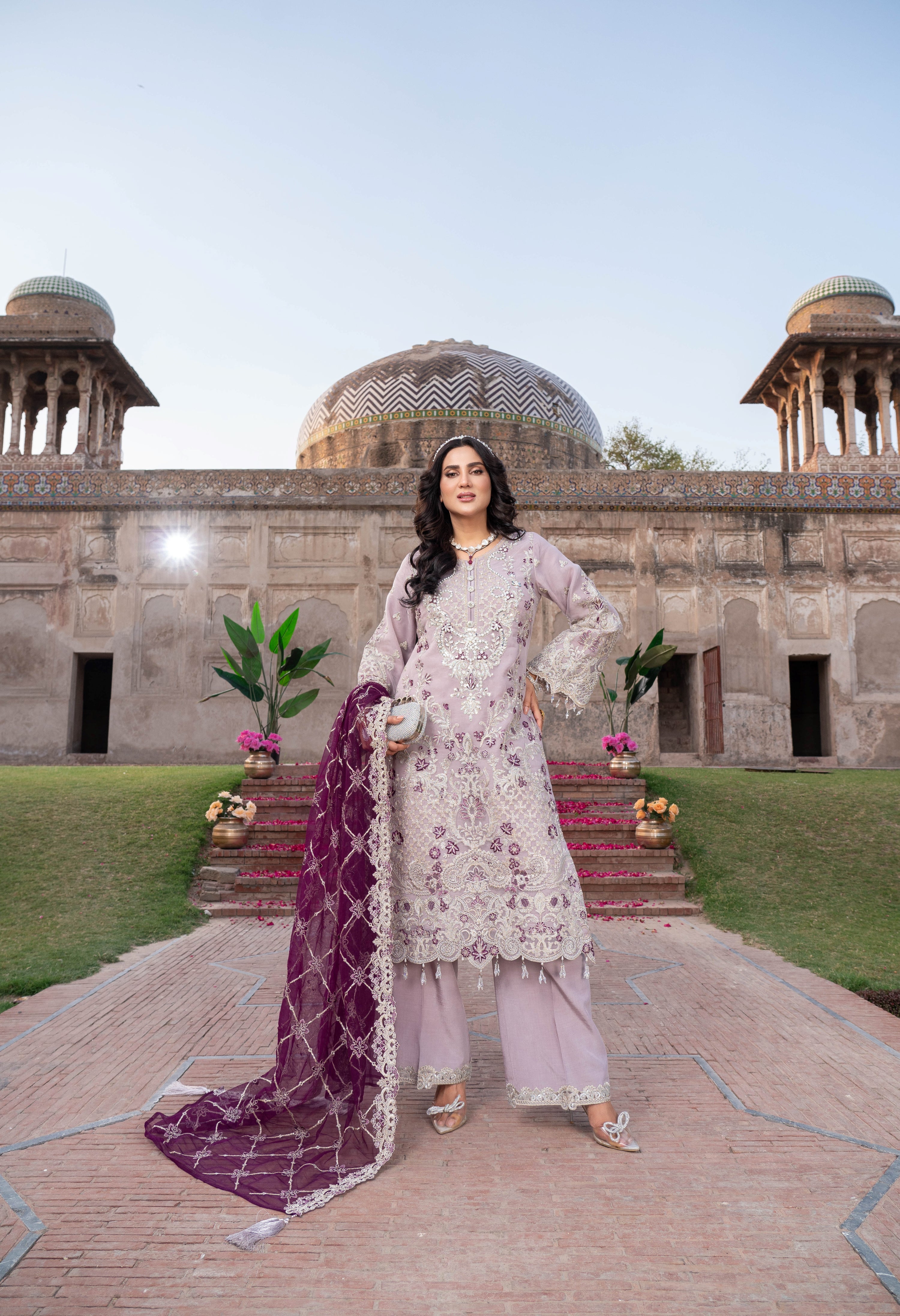 Imrozia Embellished Organza Wedding Wear Maarif IMR245