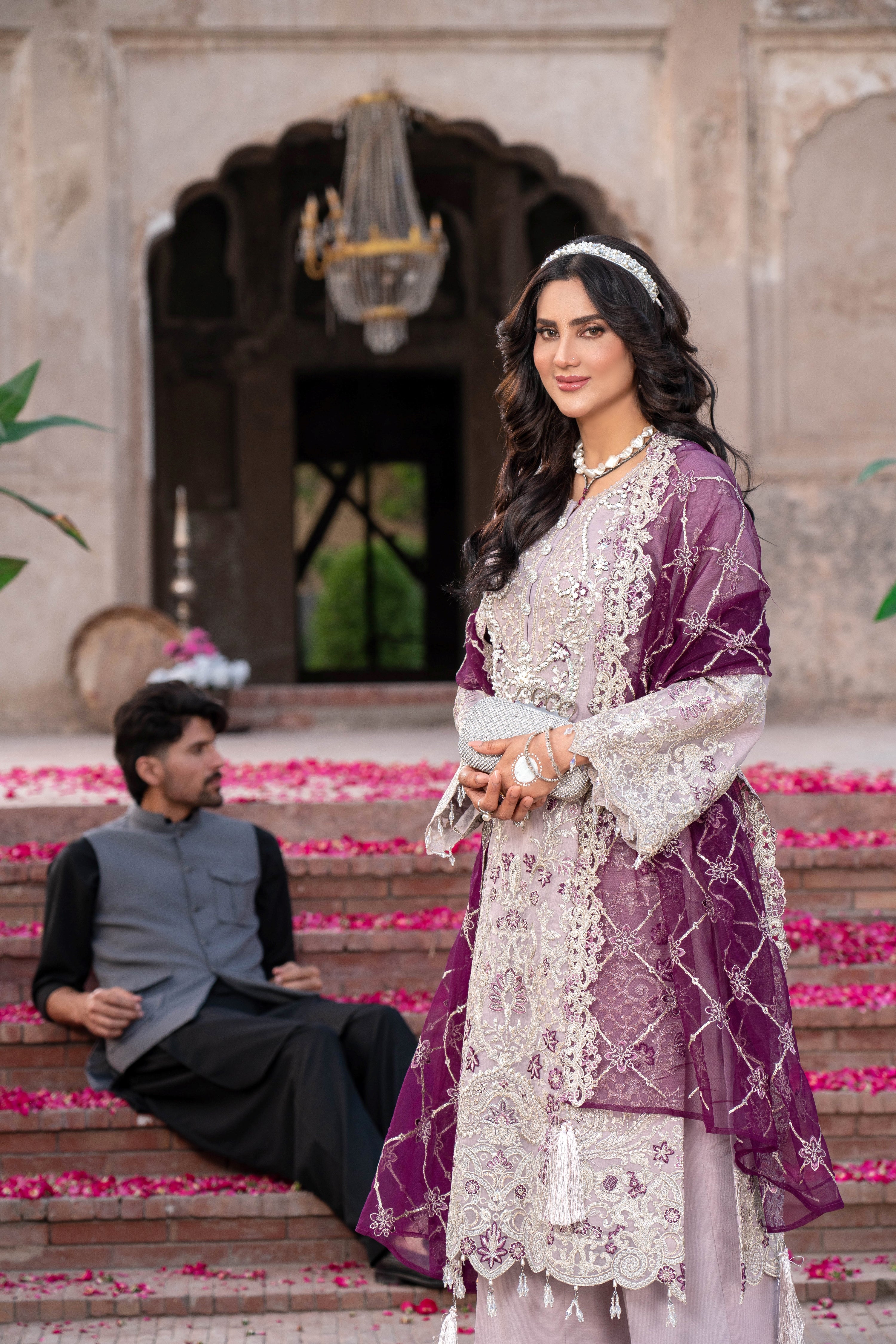 Imrozia Embellished Organza Wedding Wear Maarif IMR245