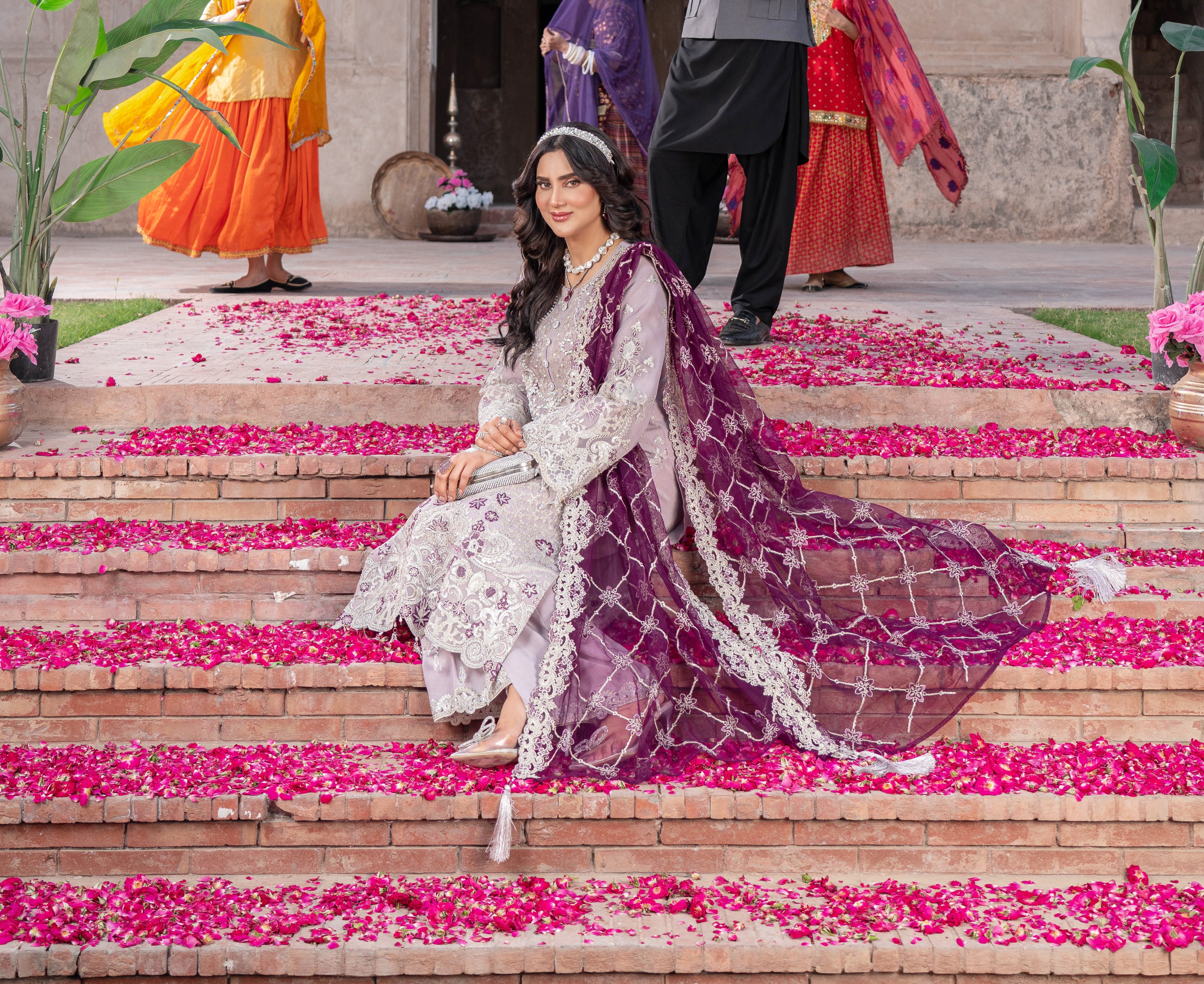 Imrozia Embellished Organza Wedding Wear Maarif IMR245